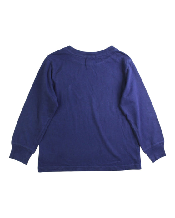 A Navy Crewneck Sweatshirts from Polo Ralph Lauren in size 3T for boy. (Back View)