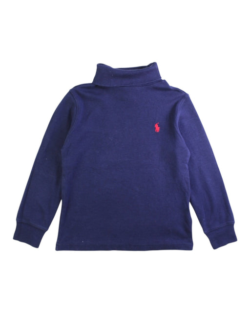 A Navy Long Sleeve Tops from Polo Ralph Lauren in size 3T for boy. (Front View)