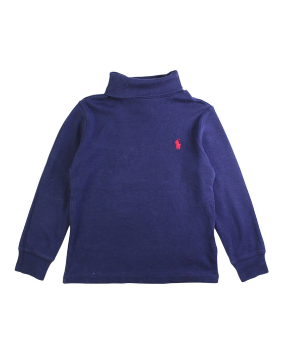 A Navy Long Sleeve Tops from Polo Ralph Lauren in size 3T for boy. (Front View)