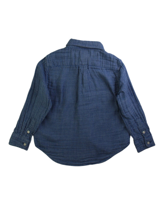 A Blue Long Sleeve Shirts from Ralph Lauren in size 3T for boy. (Back View)