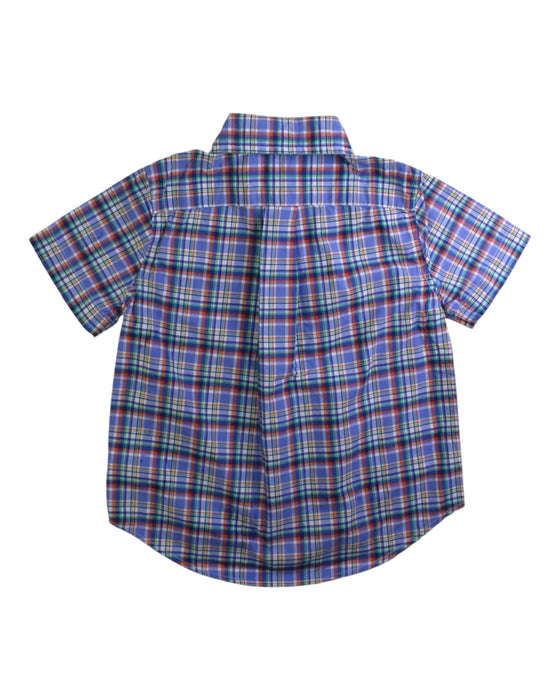 A Blue Short Sleeve Shirts from Ralph Lauren in size 4T for boy. (Back View)