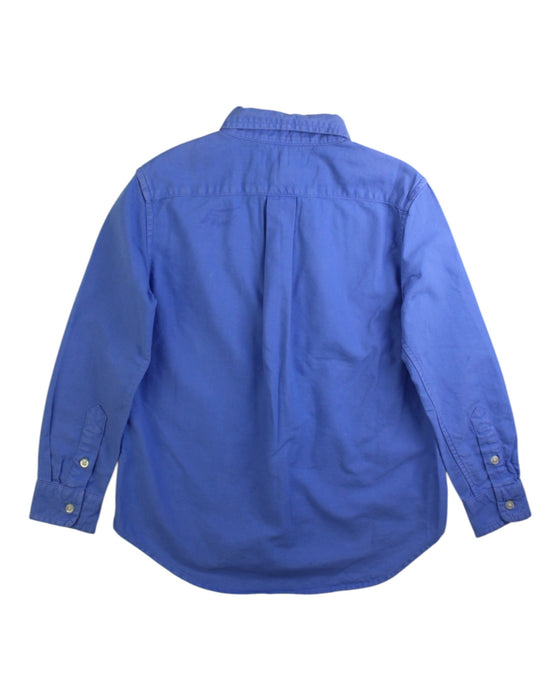 A Blue Long Sleeve Shirts from Ralph Lauren in size 5T for boy. (Back View)