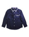 A Navy Long Sleeve Shirts from Nicholas & Bears in size 6T for boy. (Front View)