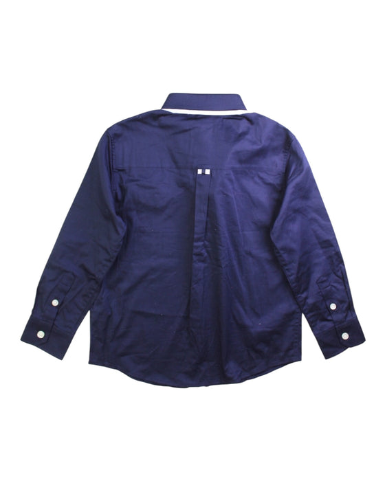 A Navy Long Sleeve Shirts from Nicholas & Bears in size 6T for boy. (Back View)