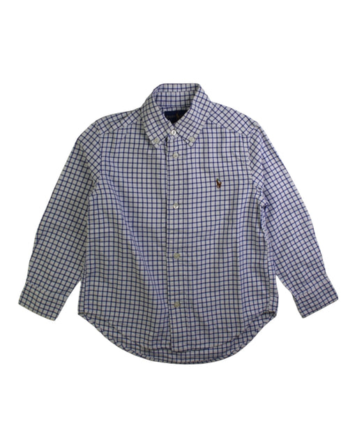 A White Long Sleeve Shirts from Ralph Lauren in size 3T for boy. (Front View)