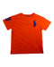 A Orange Short Sleeve T Shirts from Polo Ralph Lauren in size 4T for boy. (Front View)