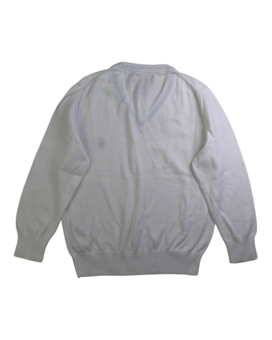 A White Knit Sweaters from Polo Ralph Lauren in size 4T for boy. (Back View)