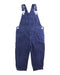 A Navy Long Overalls from The Little White Company in size 2T for boy. (Front View)