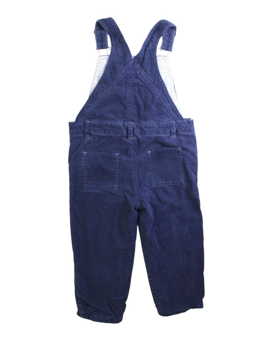 A Navy Long Overalls from The Little White Company in size 2T for boy. (Back View)