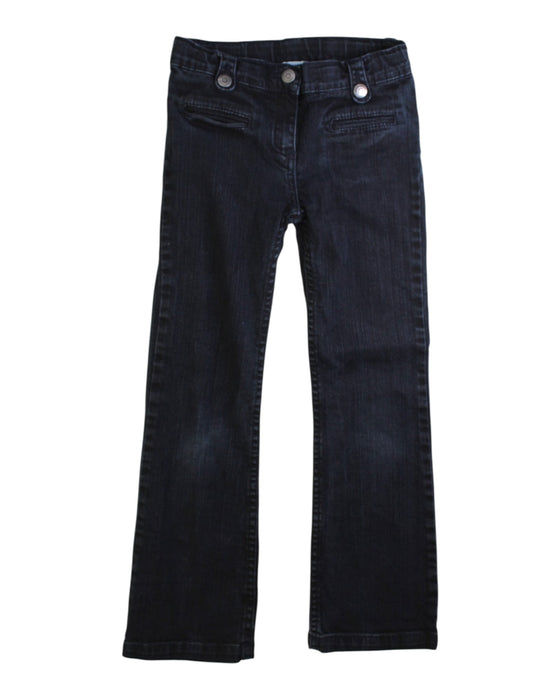A Navy Jeans from Jacadi in size 8Y for girl. (Front View)