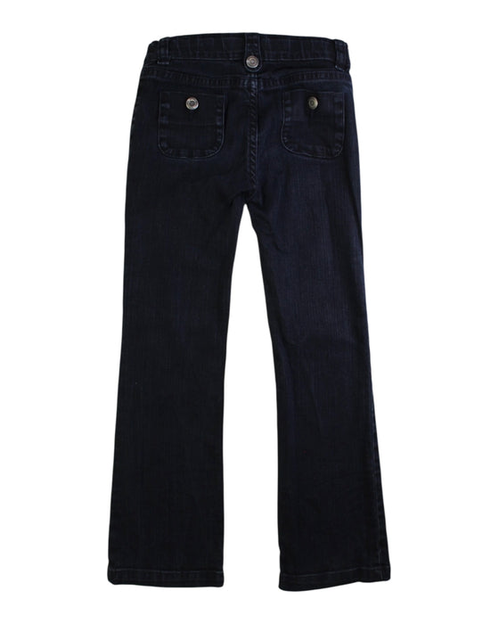 A Navy Jeans from Jacadi in size 8Y for girl. (Back View)