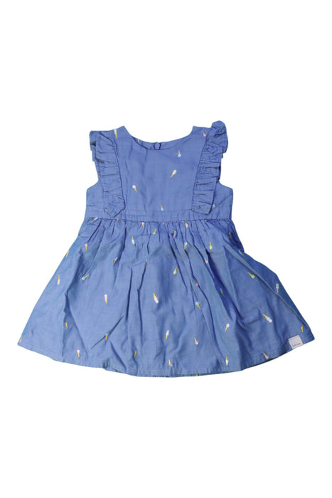 A Blue Sleeveless Dresses from Paul Smith in size 2T for girl. (Front View)