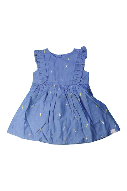 A Blue Sleeveless Dresses from Paul Smith in size 2T for girl. (Front View)