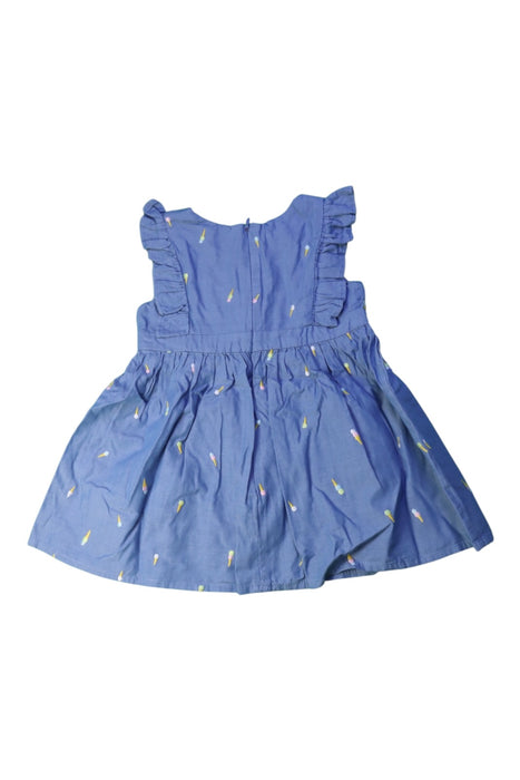 A Blue Sleeveless Dresses from Paul Smith in size 2T for girl. (Back View)