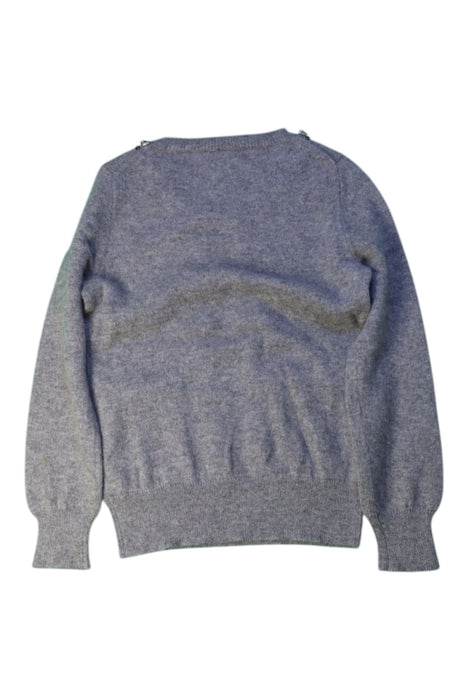 A Grey Cardigans from Crewcuts in size 4T for girl. (Back View)
