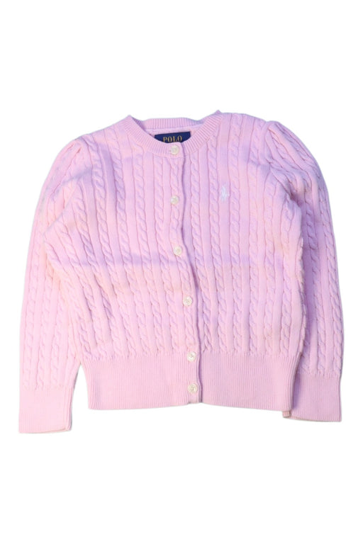 A Pink Cardigans from Polo Ralph Lauren in size 3T for girl. (Front View)