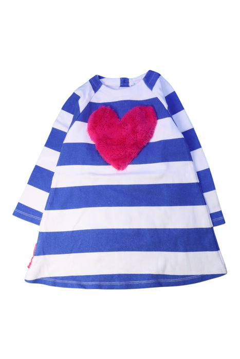 A Blue Long Sleeve Dresses from Agatha Ruiz De La Prada in size 4T for girl. (Front View)