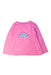 A Pink Long Sleeve Tops from Hatley in size 4T for girl. (Front View)