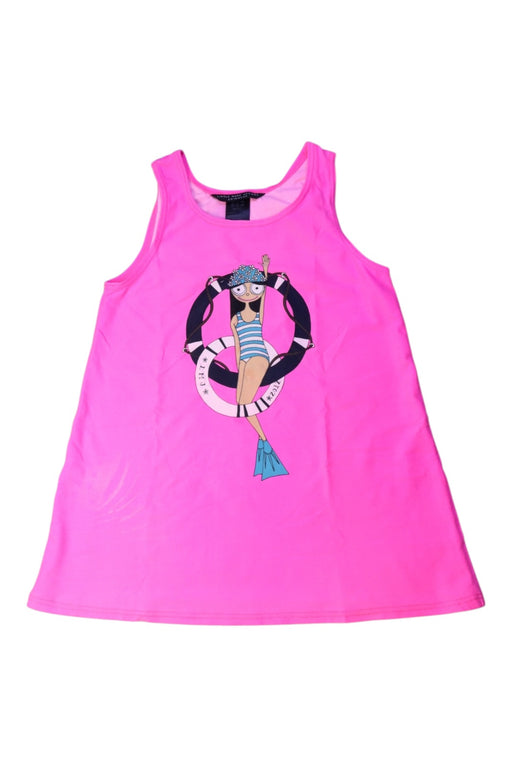 A Pink Sleeveless Dresses from Little Marc Jacobs in size 6T for girl. (Front View)