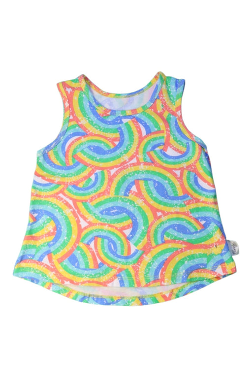 A Multicolour Sleeveless Tops from The Bonnie Mob in size 2T for girl. (Front View)