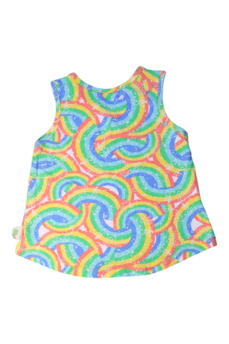 A Multicolour Sleeveless Tops from The Bonnie Mob in size 2T for girl. (Back View)