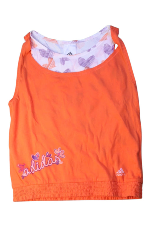 A Orange Sleeveless Tops from Adidas in size 3T for girl. (Front View)