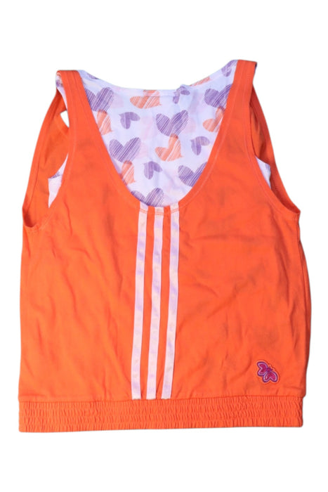 A Orange Sleeveless Tops from Adidas in size 3T for girl. (Back View)