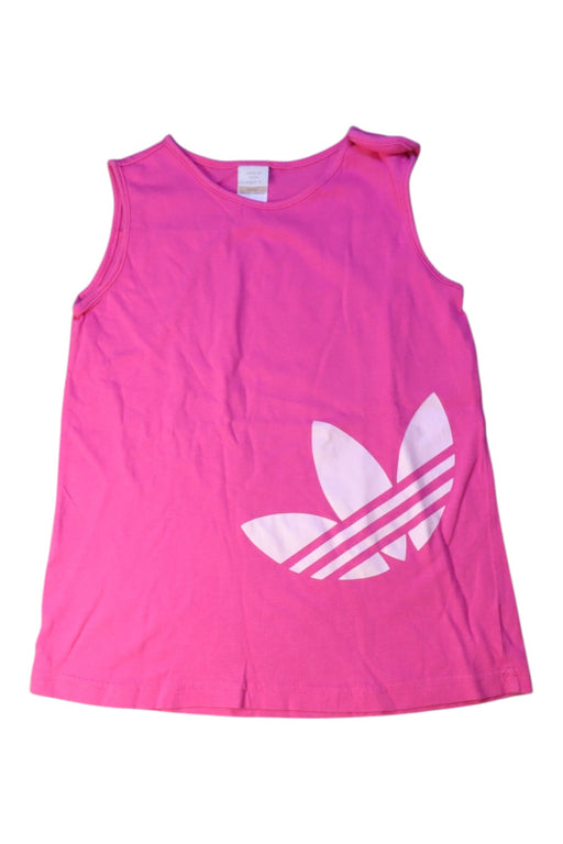A Pink Sleeveless T Shirts from Adidas in size 3T for girl. (Front View)