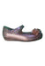 A Pink Flats from Mini Melissa in size 4T for girl. (Front View)