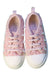 A Pink Sneakers from Charles & Keith in size 4T for girl. (Back View)