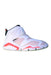 A White Sneakers from Air Jordan in size 5T for neutral. (Front View)