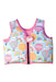 A Pink Floatsuits from Splash About in size 4T for girl. (Front View)