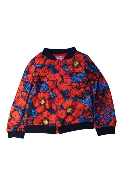 A Red Lightweight Jackets from Rosalita Senoritas in size 4T for girl. (Front View)