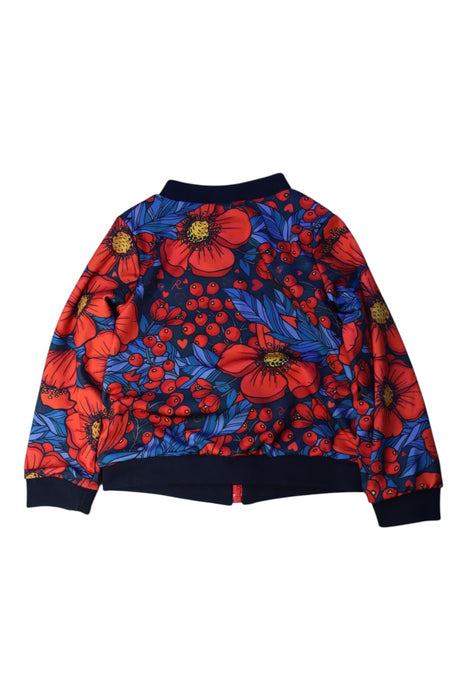A Red Lightweight Jackets from Rosalita Senoritas in size 4T for girl. (Back View)