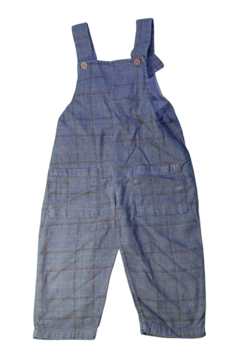 A Blue Long Overalls from Wedoble in size 3T for neutral. (Front View)