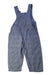 A Blue Long Overalls from Wedoble in size 3T for neutral. (Back View)
