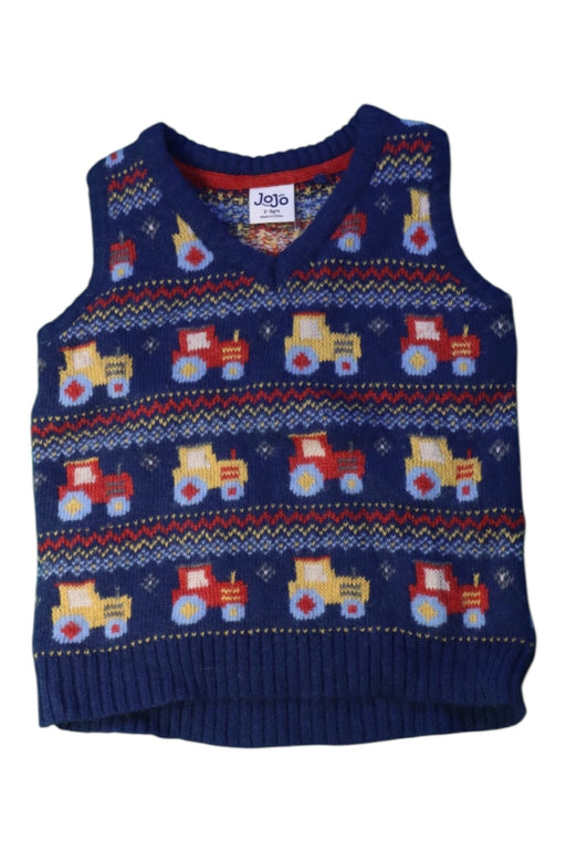 A Multicolour Sweater Vests from Jojo Maman Bébé in size 2T for boy. (Front View)