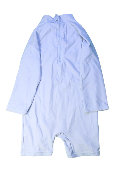 A Blue Rash Guards from Seed in size 18-24M for boy. (Back View)