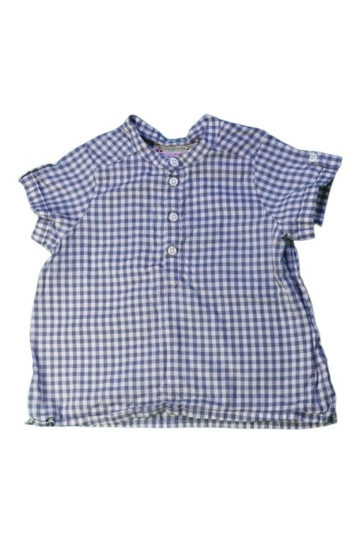 A Blue Short Sleeve Shirts from Bonpoint in size 2T for boy. (Front View)