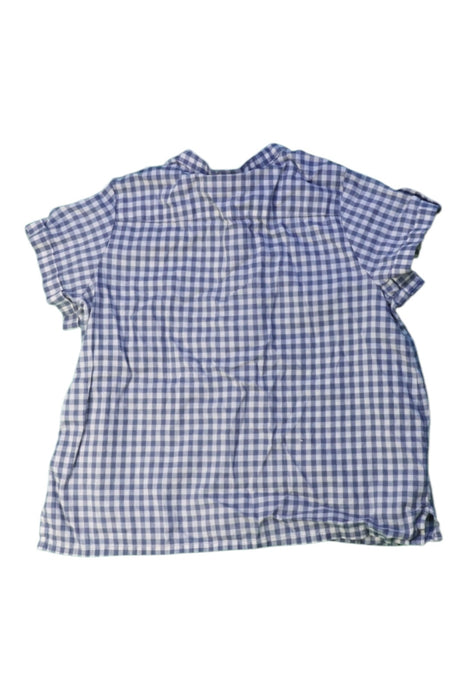 A Blue Short Sleeve Shirts from Bonpoint in size 2T for boy. (Back View)