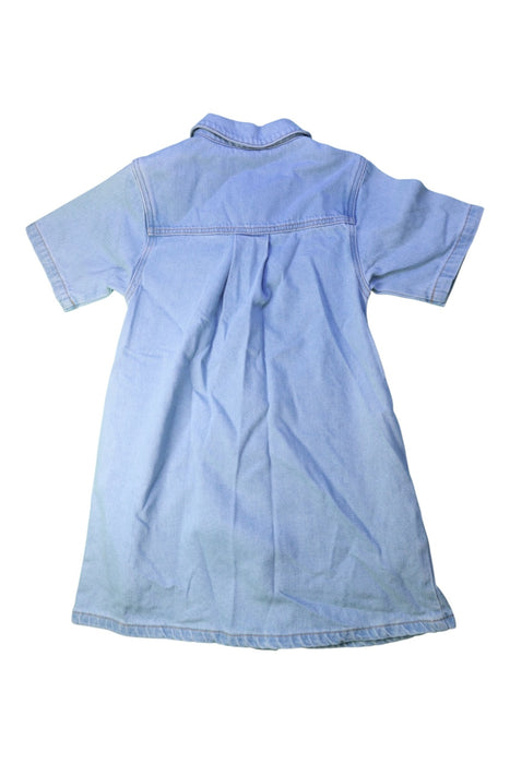 A Blue Short Sleeve Dresses from Seed in size 10Y for girl. (Back View)