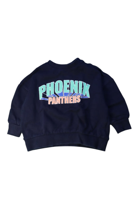 A Navy Crewneck Sweatshirts from Seed in size 2T for boy. (Front View)