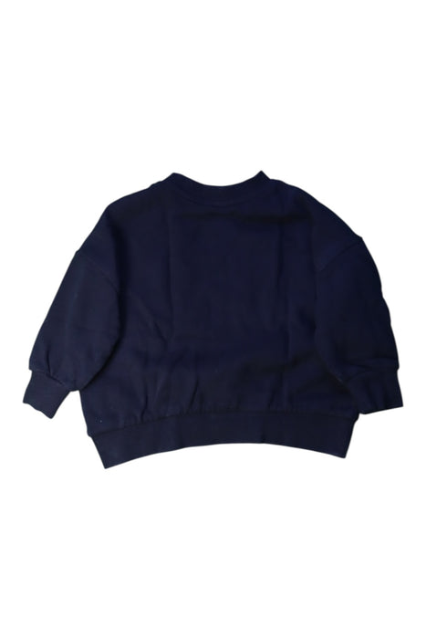 A Navy Crewneck Sweatshirts from Seed in size 2T for boy. (Back View)