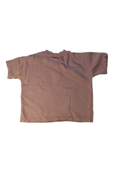 A Brown Short Sleeve T Shirts from Seed in size 2T for girl. (Back View)