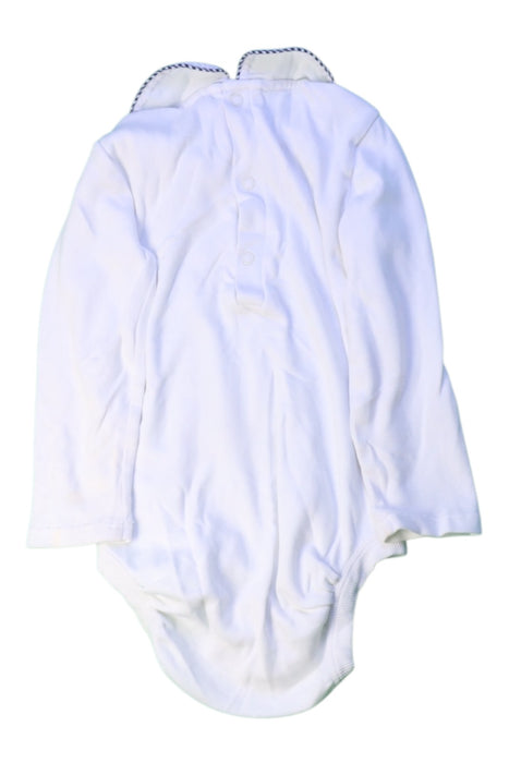 A White Long Sleeve Bodysuits from Jojo Maman Bébé in size 2T for girl. (Back View)