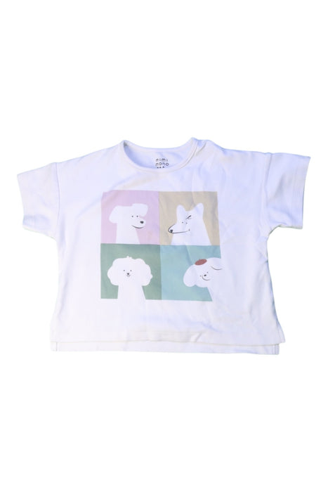 A Multicolour Short Sleeve T Shirts from Mimi Mono in size 18-24M for girl. (Front View)