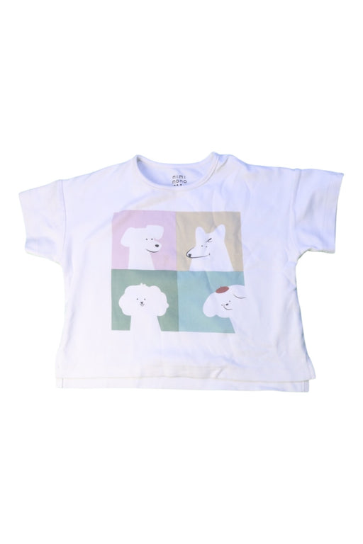 A Multicolour Short Sleeve T Shirts from Mimi Mono in size 18-24M for girl. (Front View)