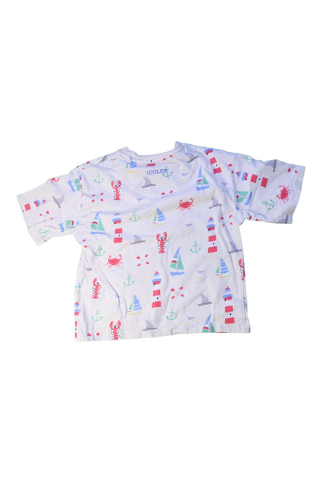 A White Short Sleeve T Shirts from Joules in size 2T for boy. (Back View)