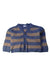 A Blue Cardigans from Laranjinha in size 3T for girl. (Front View)