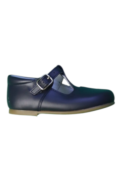 A Navy Dress Shoes from Beatrice & George in size 18-24M for girl. (Front View)